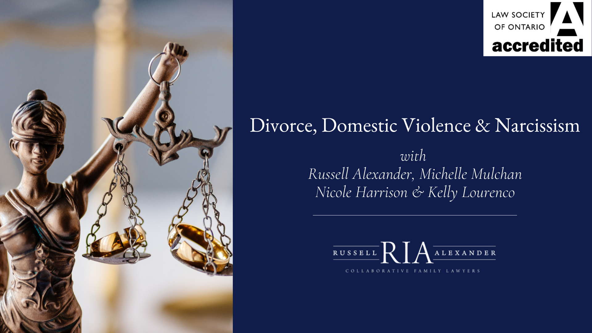 Divorce, Domestic Violence & Narcissism - PPT