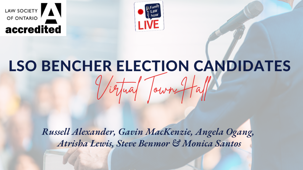LSO Bencher Election Candidates Town Hall